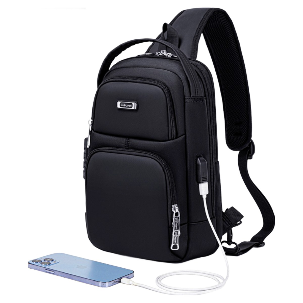 남성용 대용량 도난방지 여행용 슬링백 38,000원