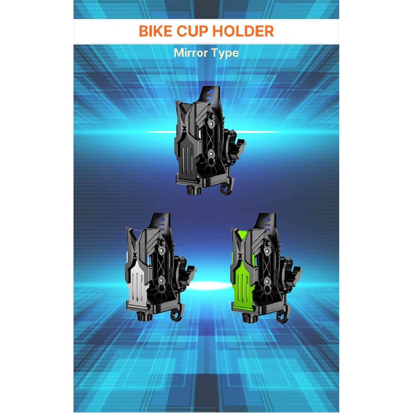 아이티모터스 오토바이 프리미엄 컵홀더 자전거 킥보드 유모차 물병거치대 PCX NMAX, 실버 29,800원