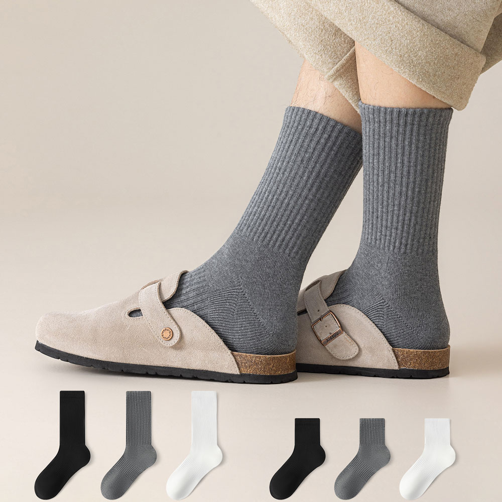 MJLP 남성 양말 순색 봄여름 양말 중목 양말 장목 양말 발목 양말 중목 양말 운동 양말 압박 흰양말 면 양말 6족 세트 9,990원