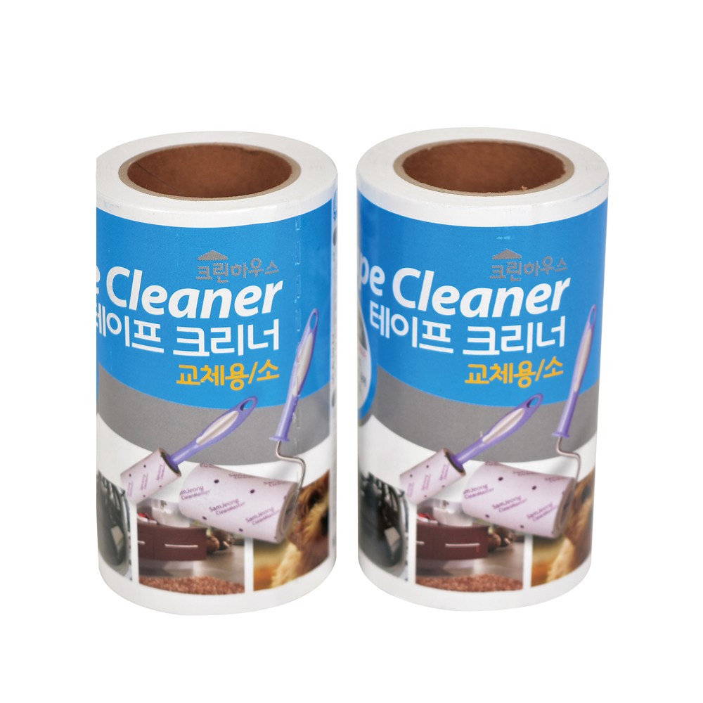 초강력 점착 테이프클리너 리필 10cm 소형 x 2롤 의류용 먼지제거기, 1개 6,500원