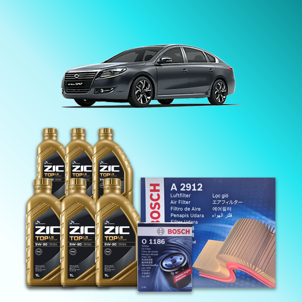 올 뉴 SM7 (L47) 2.5 가솔린 엔진오일세트 SK 지크 탑 LS 5W30 (ZIC TOP LS) 108,900원