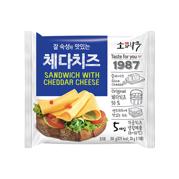 동원 소와나무 체다치즈 100g(20g x 5매) x 10개 12,900원