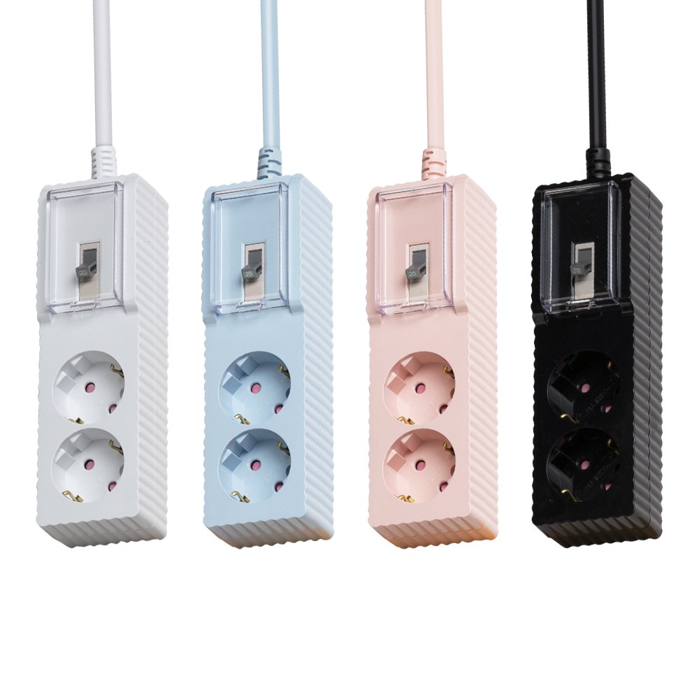 파워존 4000W 고용량 자동소화 웨이브 멀티탭 과부하차단 2구 50cm 1.5m 3m 5m 7m, 1개 58,360원