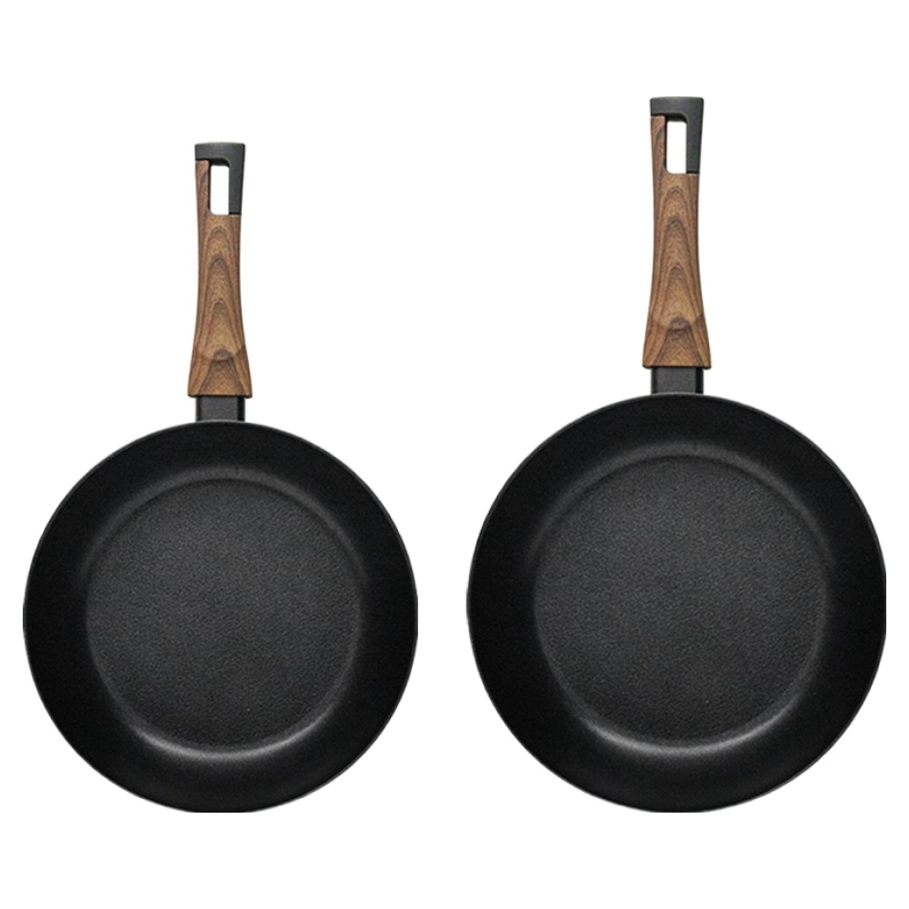 실바트 IH 인덕션 까리노 프라이팬 세트 2개, 블랙, 프라이팬 24cm + 프라이팬 28cm, 1세트 58,900원