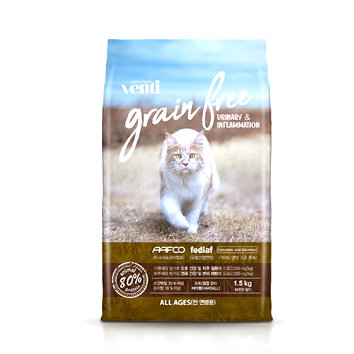 사조벤티 고양이 그레인프리 기능성 사료, 유리너리+결석, 1.5kg, 1개 13,000원
