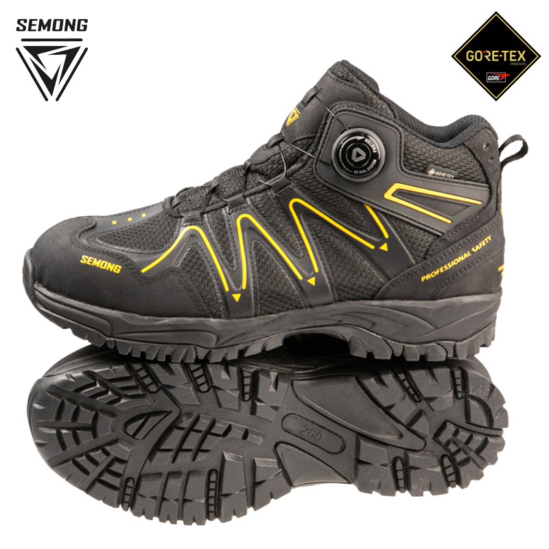 세몽 TM501 BLK 고어텍스 다이얼 안전화 통풍 에어메쉬 방투습 경량 현장 작업화 116,500원