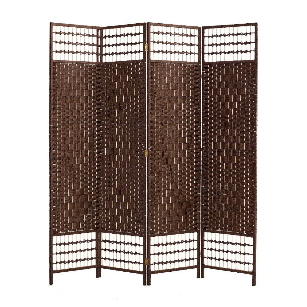 요고바라 라탄 인테리어 파티션 원목 가리개 이동식 가림막, 커피 51,000원