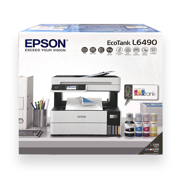 엡손 정품무한 L6490 컬러잉크젯팩스복합기/안료잉크포함/유무선네트워크+자동양면인쇄/mac지원 339,000원