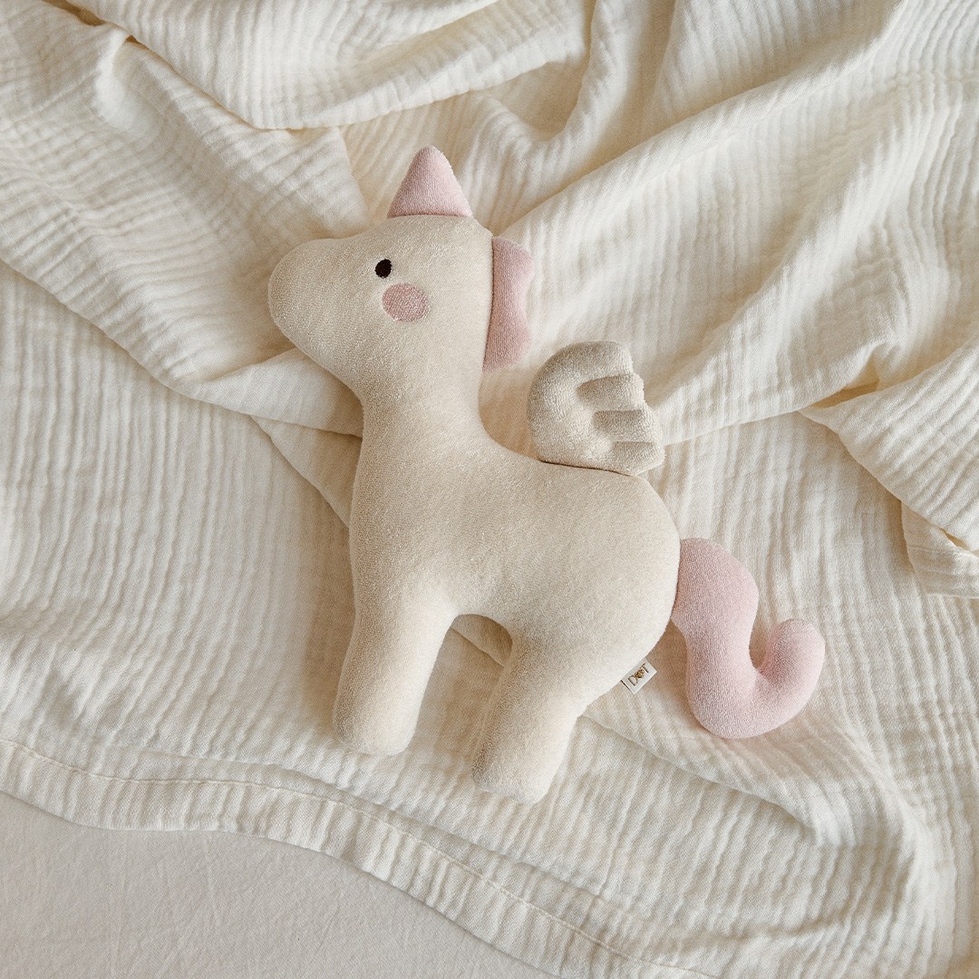 돗투돗 돗유니콘 오가닉 애착인형 출산선물, 1개, 핑크 19,900원