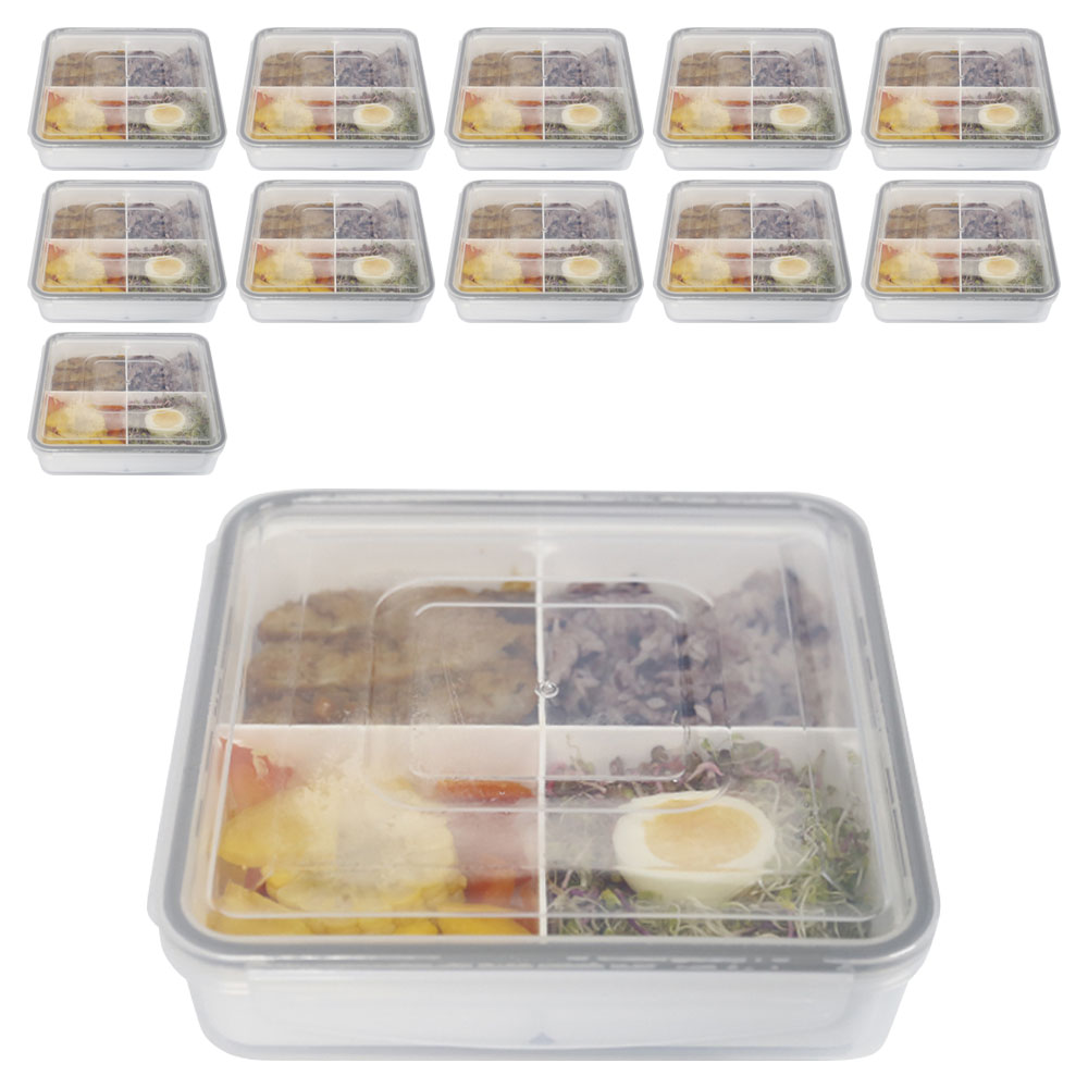 제오닉 나눔 찬통 정사각 4칸, 12개, 1.3L 54,020원