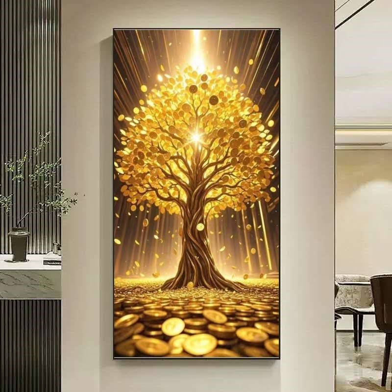 보석십자수 DIY키트 부자되는 황금금전수 돈나무 45x70cm 19,900원