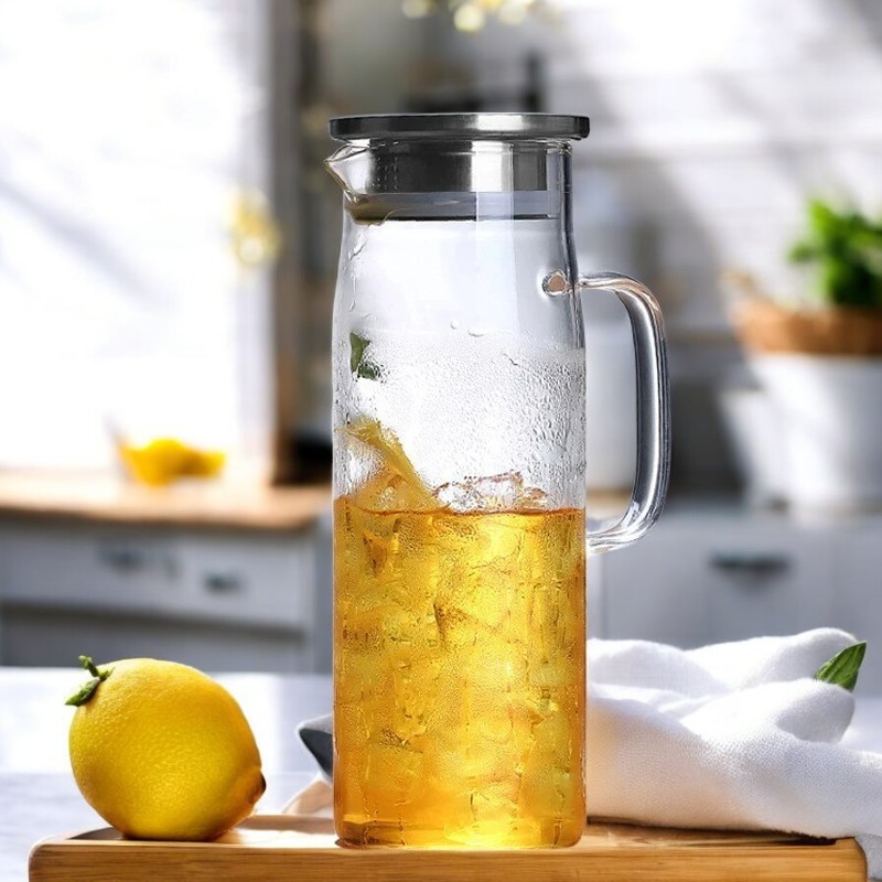 생활톡 내열유리 저그 카페 손잡이 냉장고 보리차 물병 9,990원