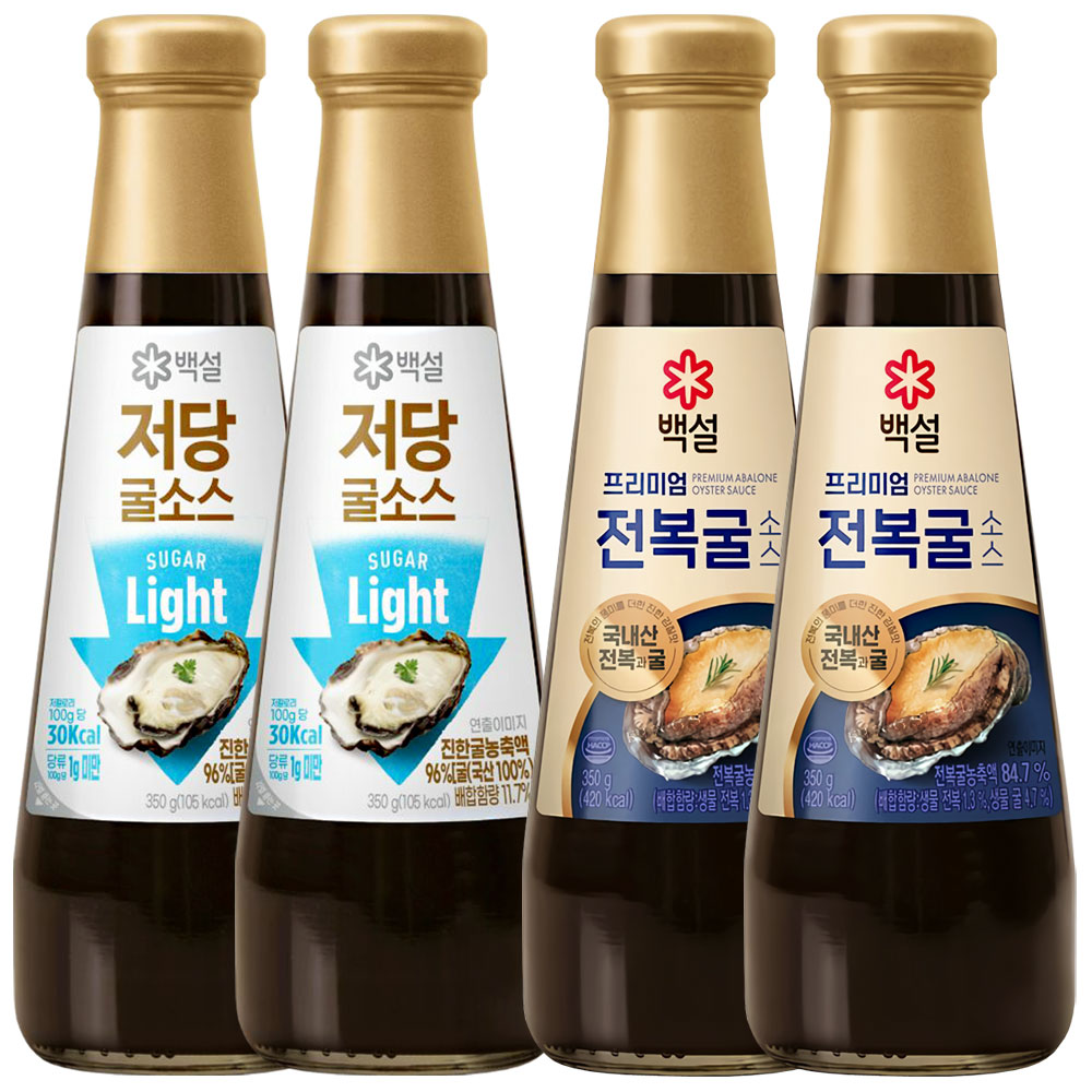 백설굴소스(저당350g+프리미엄전복350g), 2세트, 700g 26,900원