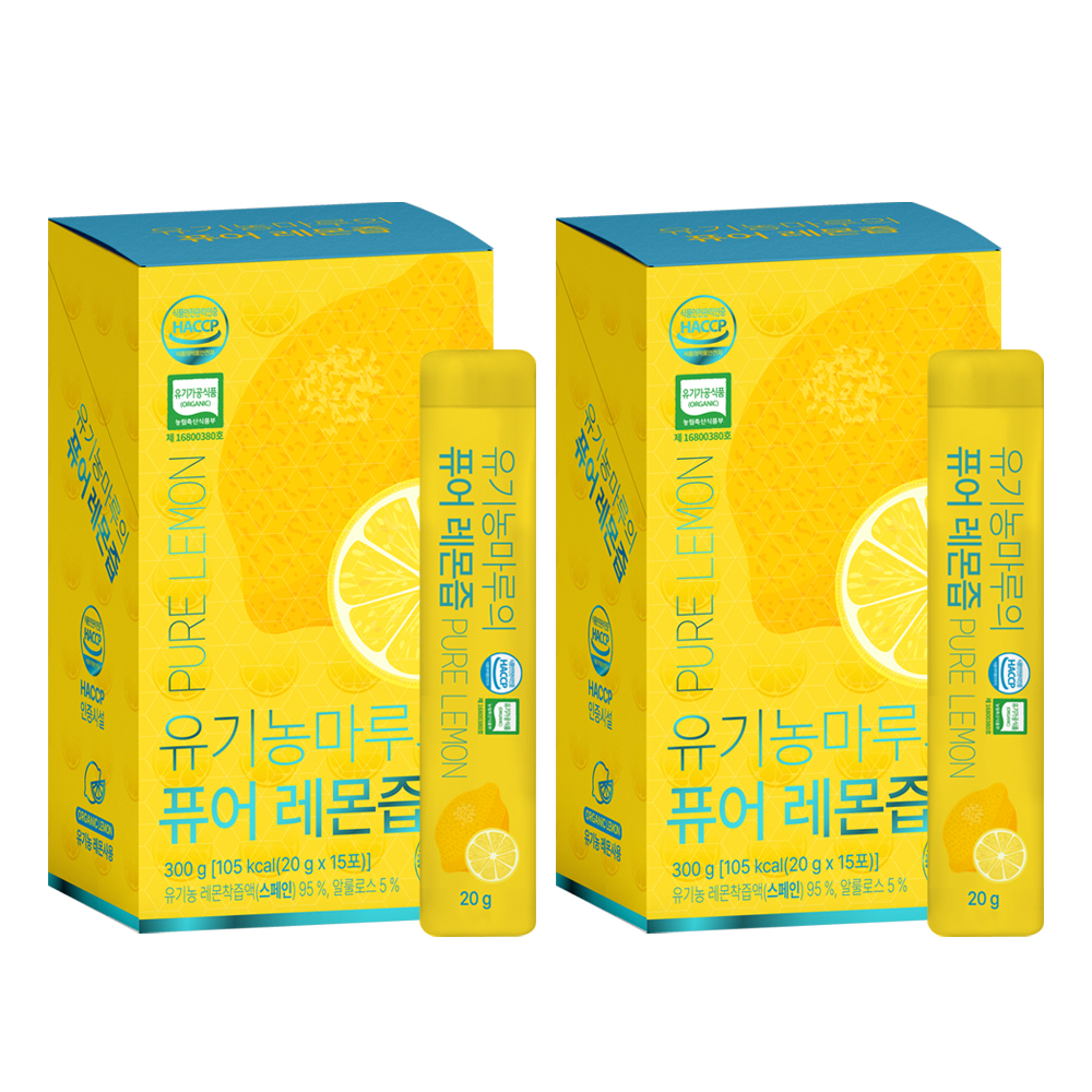 유기농마루 정품 퓨어 레몬즙 스틱, 20g, 30개 24,460원