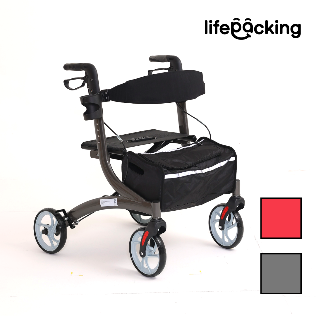 노인 보행보조기 어르신 보행기 실버카 할머니 유모차 롤레이터 CA8860, 1개 198,000원