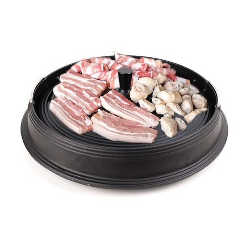 탈렌트쿡 솥뚜껑형 불판 세트(가스용) (선택)/ 고기 구이팬 프라이팬 캠핑, 1개 123,000원