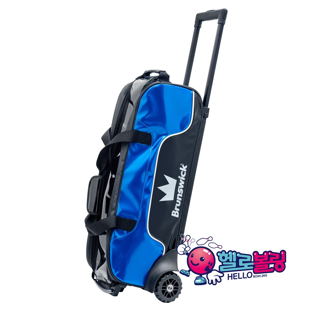 브런스윅 -에나멜 3볼 토트 롤러백 [블루]/ 쓰리볼 볼링가방 / 3볼 볼링가방 /볼타올 사은품 증정! 130,000원
