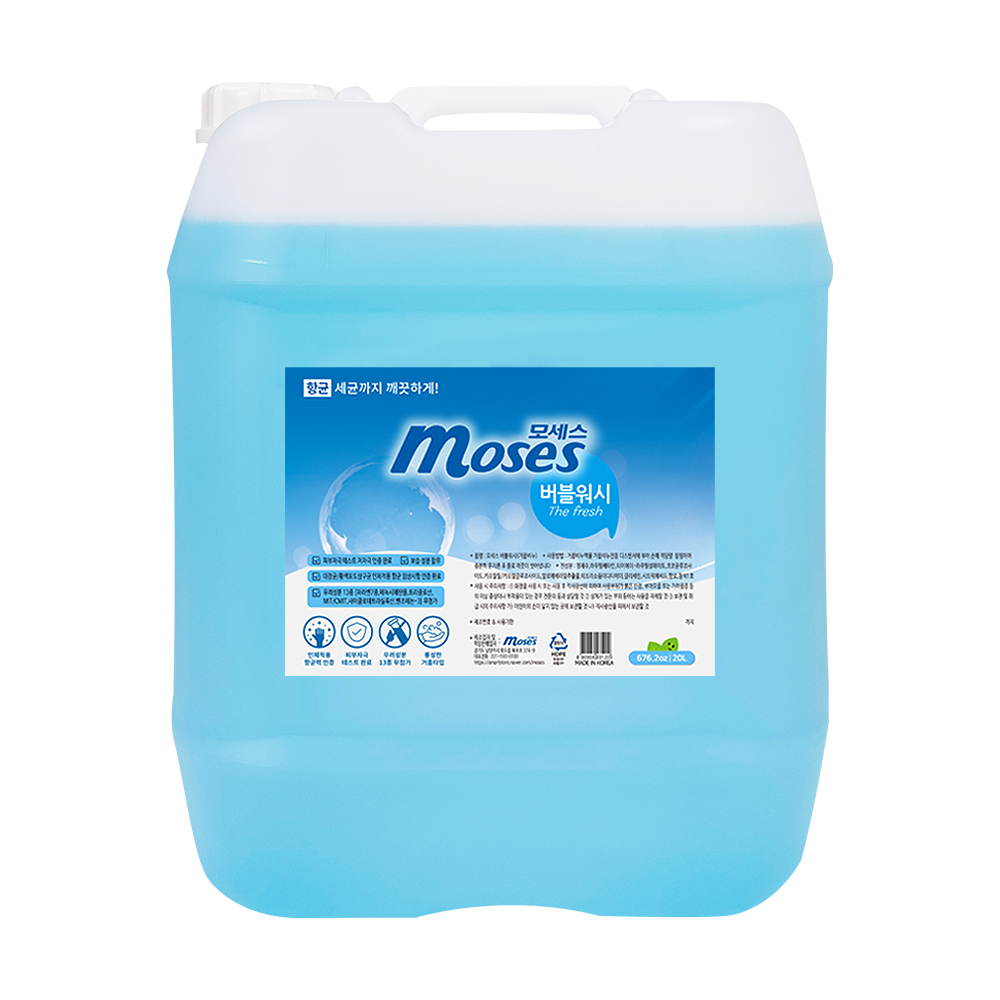 모세스 항균 버블 핸드워시 프레쉬향, 1개, 20L 34,800원