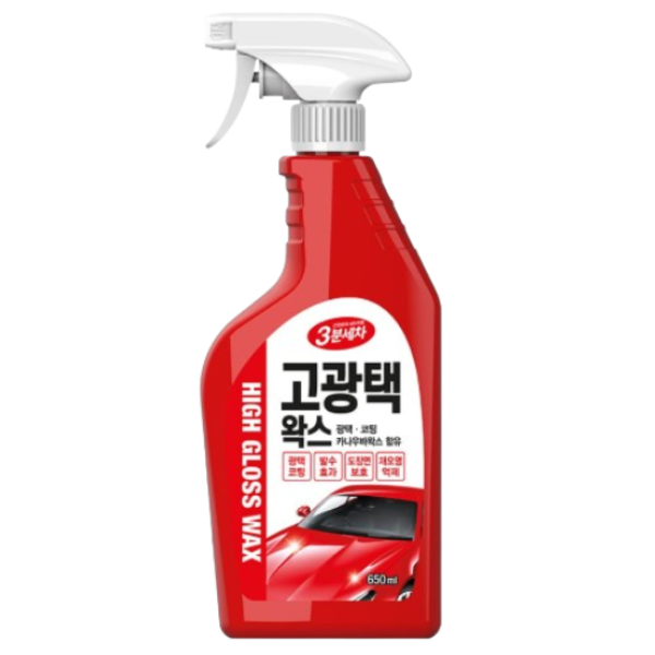 카렉스 3분세차 고광택 왁스 650ml 4,070원