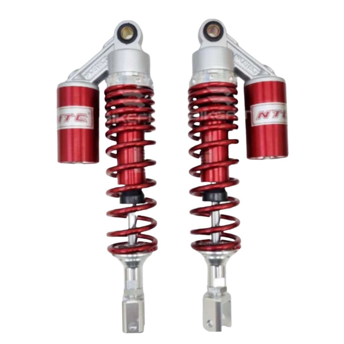 오토바이 가스 쇼바 범용 NTC 바이크 승차감 스쿠터 서스펜션 디귿형, 빨강, 1세트 93,320원