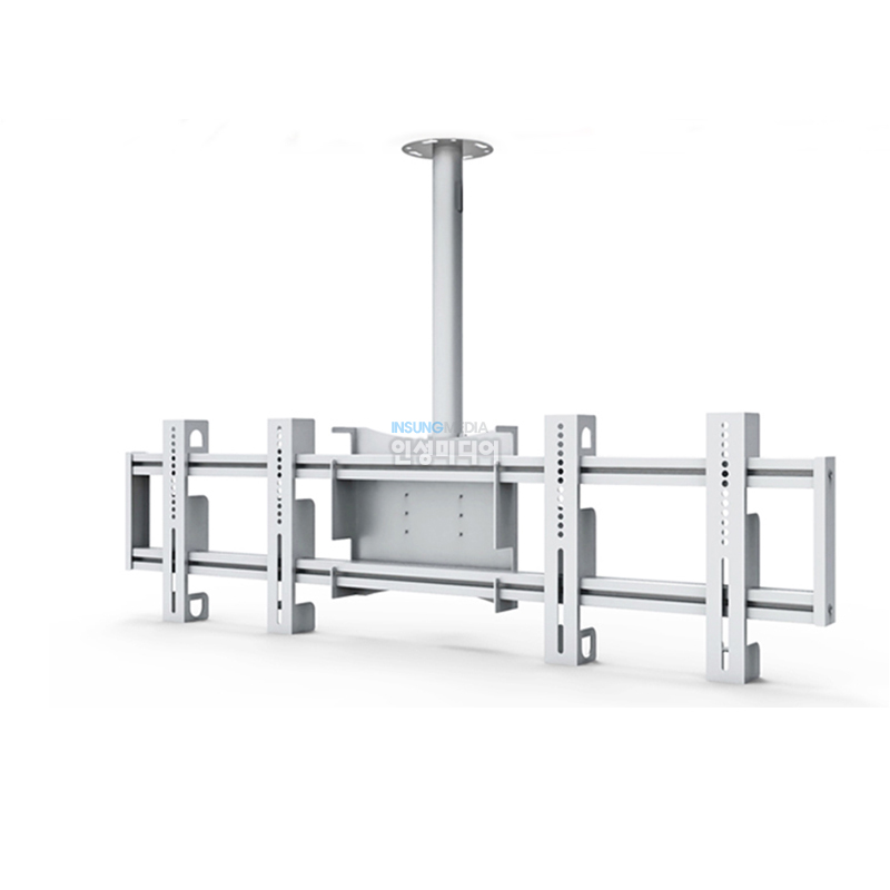 MB-20S (실버) 천장형 메뉴보드 TV 거치대 32-55인치 멀티 듀얼 거치대 브라켓 500~1000MM 길이조절, 1개, 현재가 230,000원