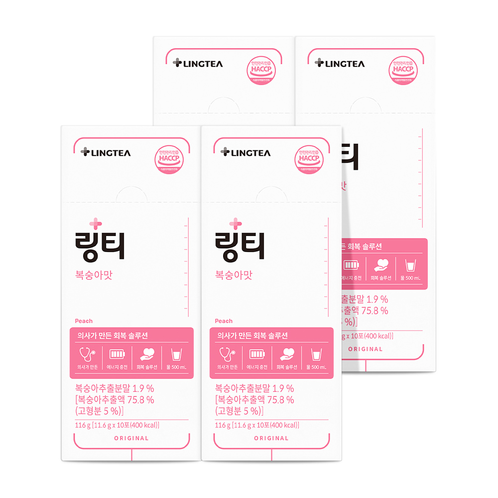 링티 복숭아맛, 11.6g, 40개 69,620원