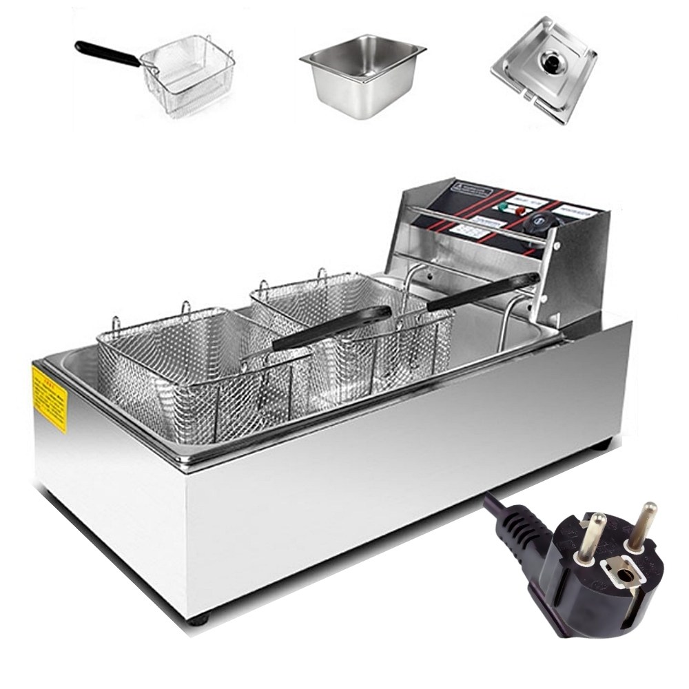 업소용튀김기 전기 튀김기계 소형 치킨 돈까스 튀기기 영업용 대용량, 단일상품 165,000원