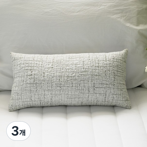 숙면예감 맑음 낮잠 숙면 분쇄라텍스 베개, 화이트그레이, 3개 47,400원