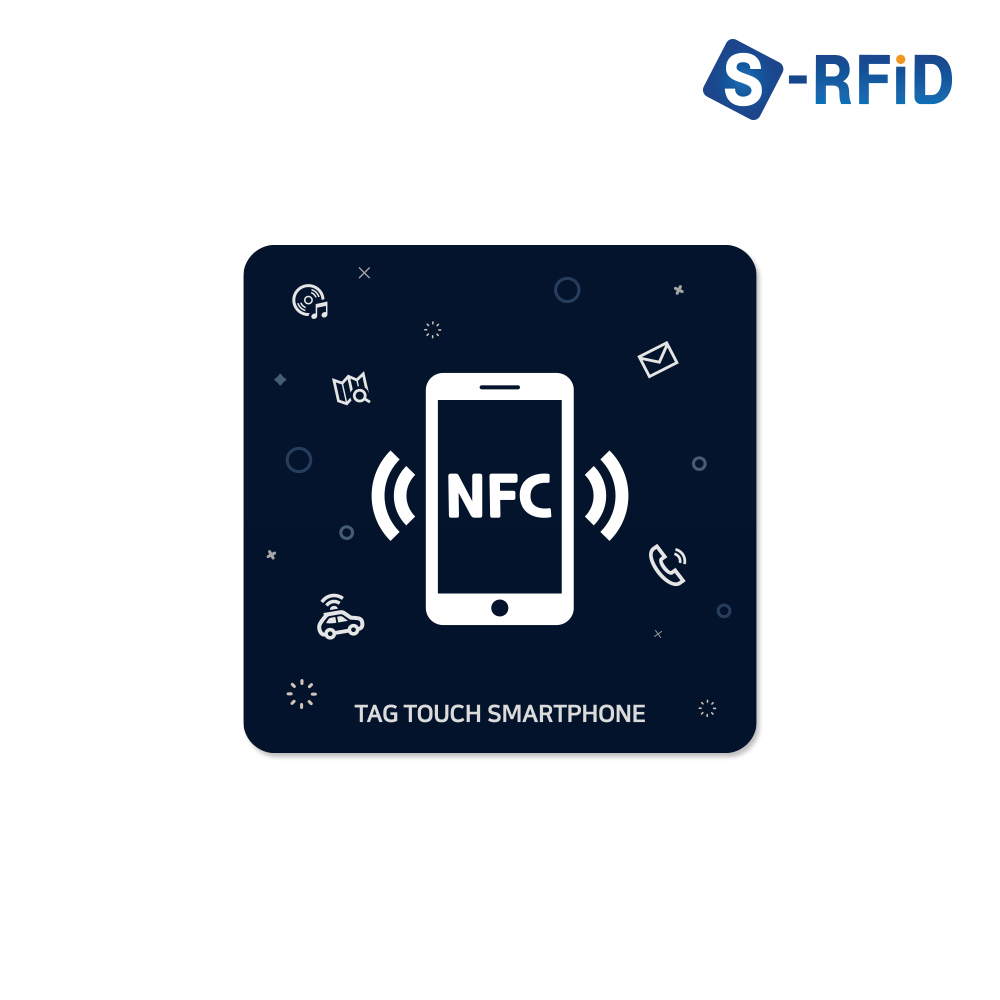 S-RFID NFC 태그 스티커 칩 라벨 카드 인쇄 제작, 04.사각 NFC 스티커 태그(No.36T), 1개 450원