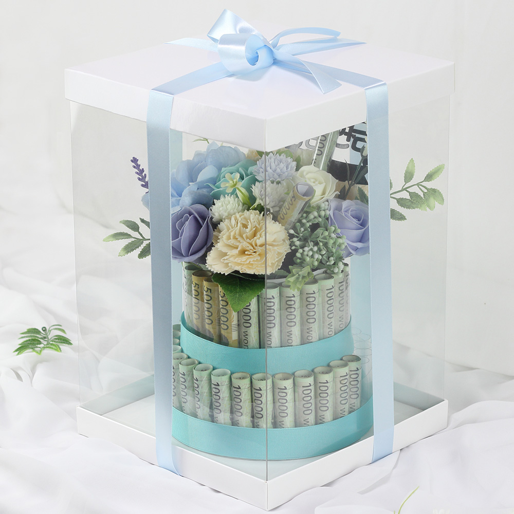 엔젤쿠키 머니롤 용돈케이크 어버이날 부모님선물 용돈박스 꽃 기념일 칠순, 1개 31,900원