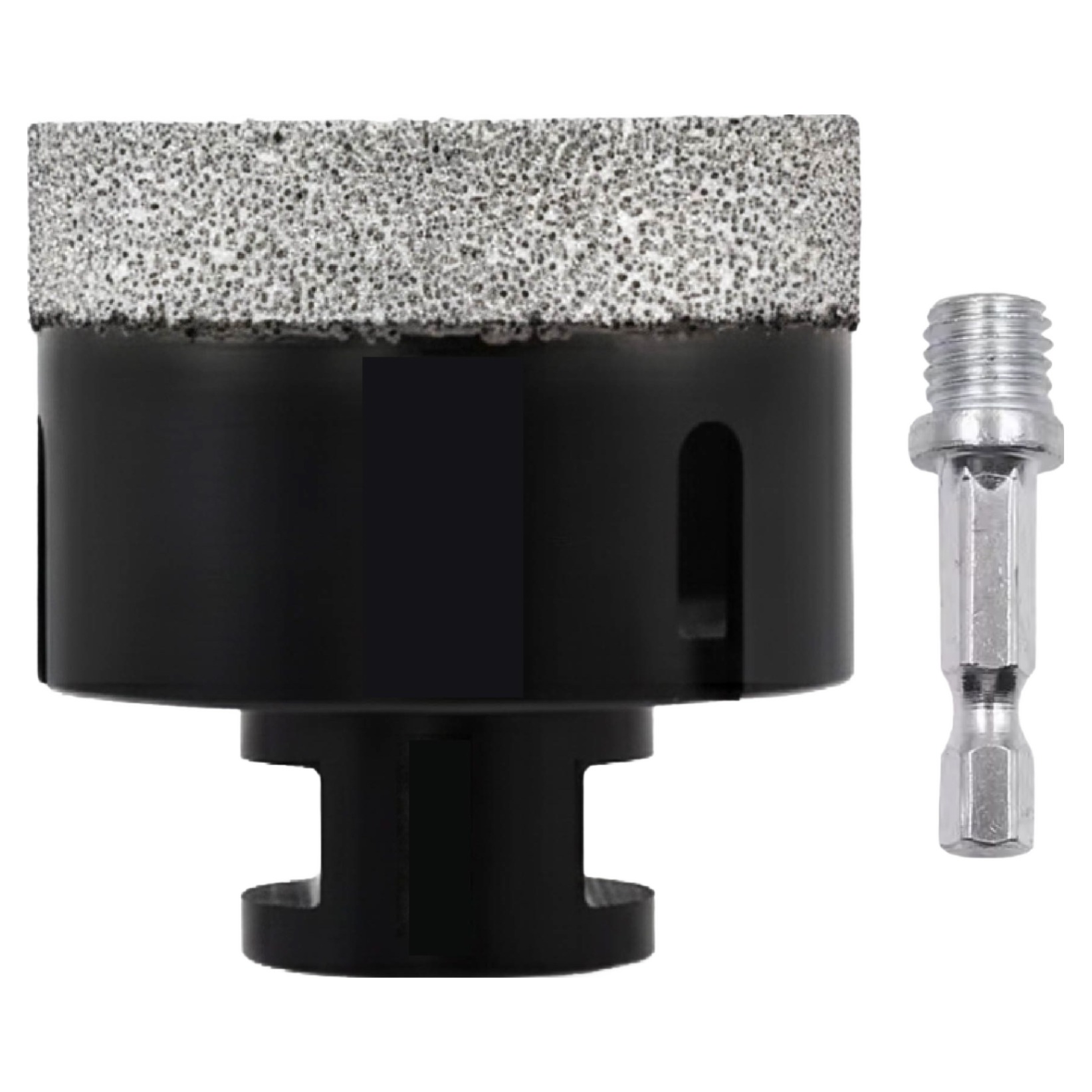 플로메리아 고강도 다이아몬드 홀쏘 70mm M10 그라인더용 융착 코어 비트 포세린 대리석 타일 도자기 구멍 기리 유리 홀커터 홀소, 1세트 44,900원