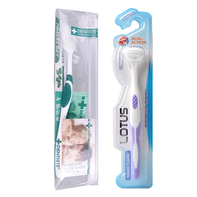 덴티스테 트래블 여행용 치약칫솔세트 + 로터스 혀클리너 1개 색상랜덤발송 9,900원