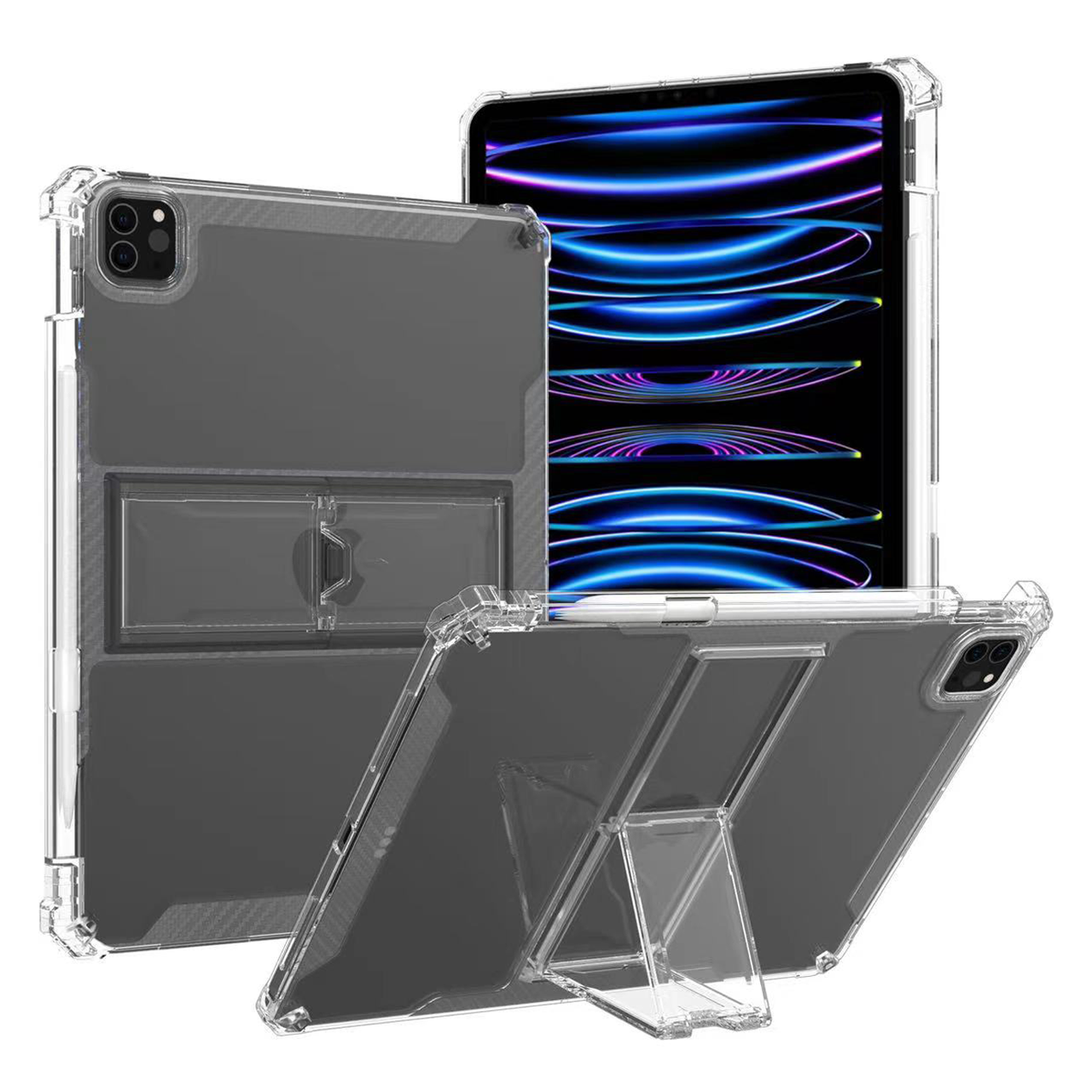 태블릿나라 클리어 틸트홀더 거치대 스탠드 태블릿 케이스, 투명, 1개 14,900원