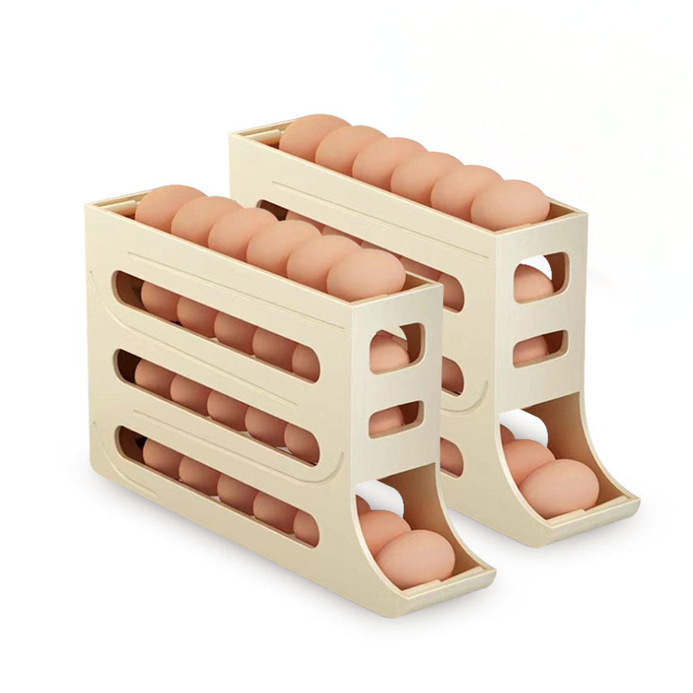 1+1 상품 계란트레이 계란30구 자동슬라이딩 트레이 계란 보관함, 현재가 7,900원