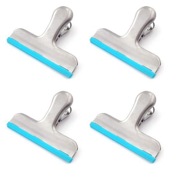 다다 논슬립 스텐레스 클립 봉지 집게 80mm 4p 56,500원