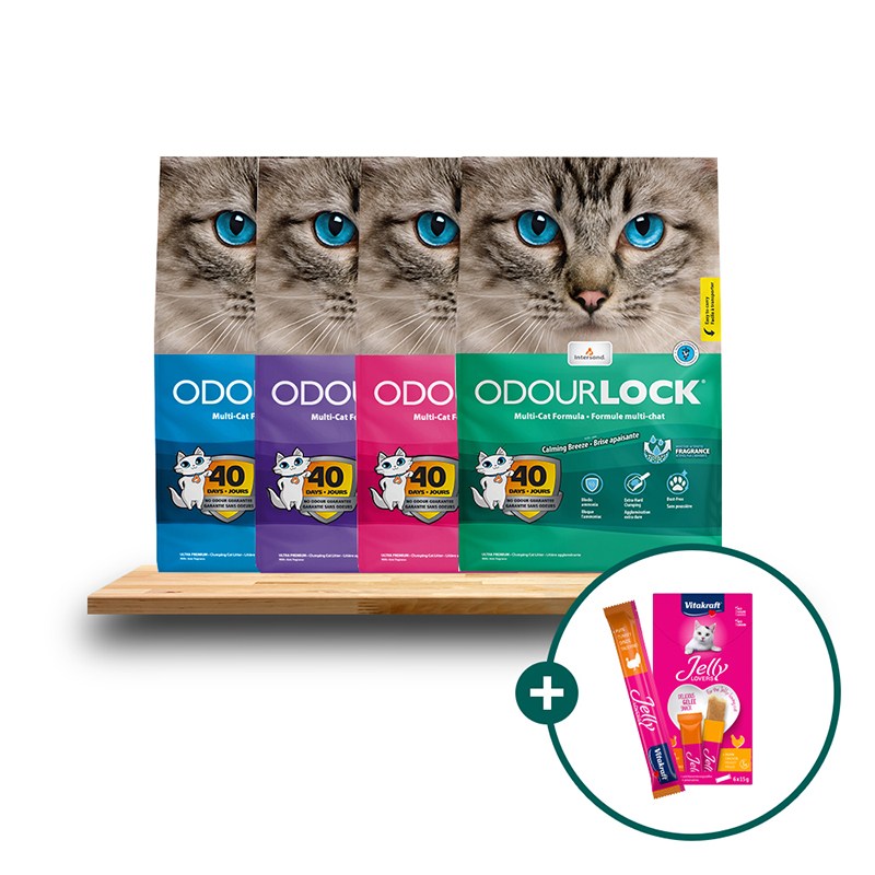 오더락 고양이 모래 12kg - 향선택가능 + 비타크래프트 젤리러버 90g 30,950원