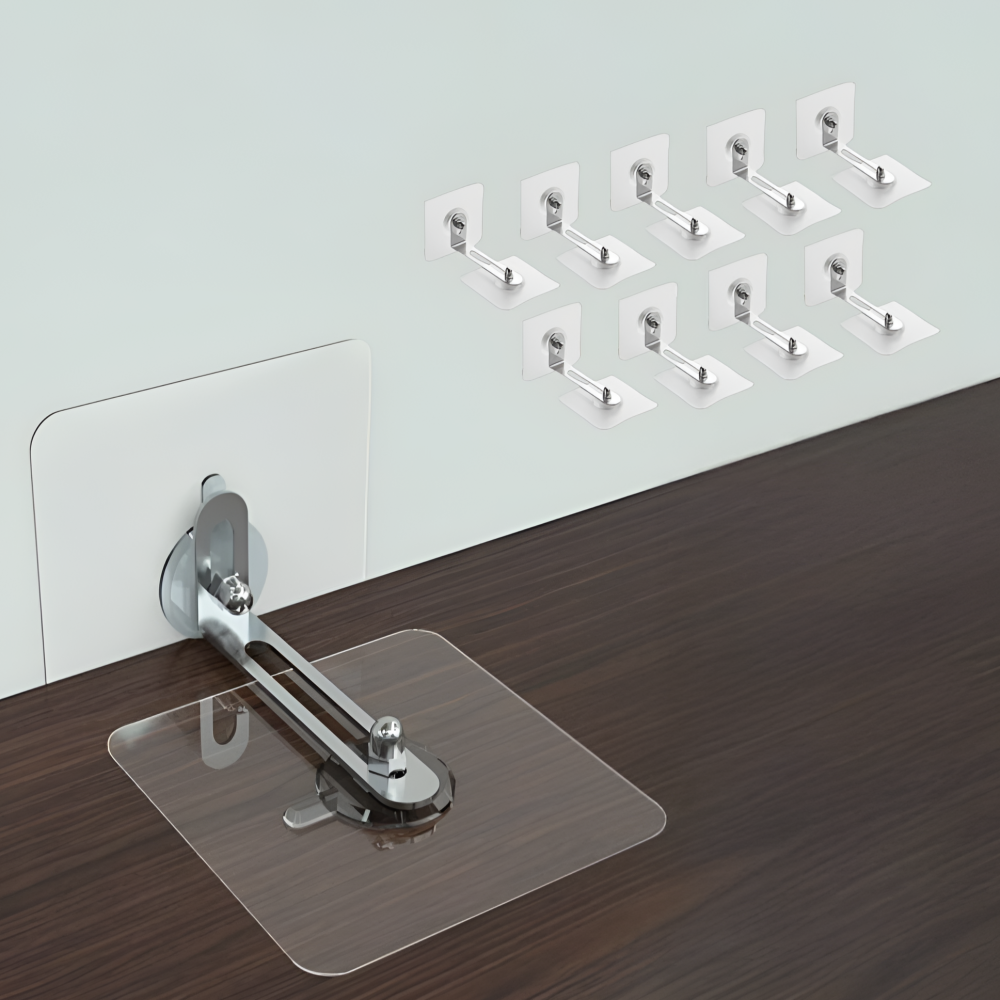 저스트픽 무타공 접착식 가구 흔들림 고정장치 6,990원