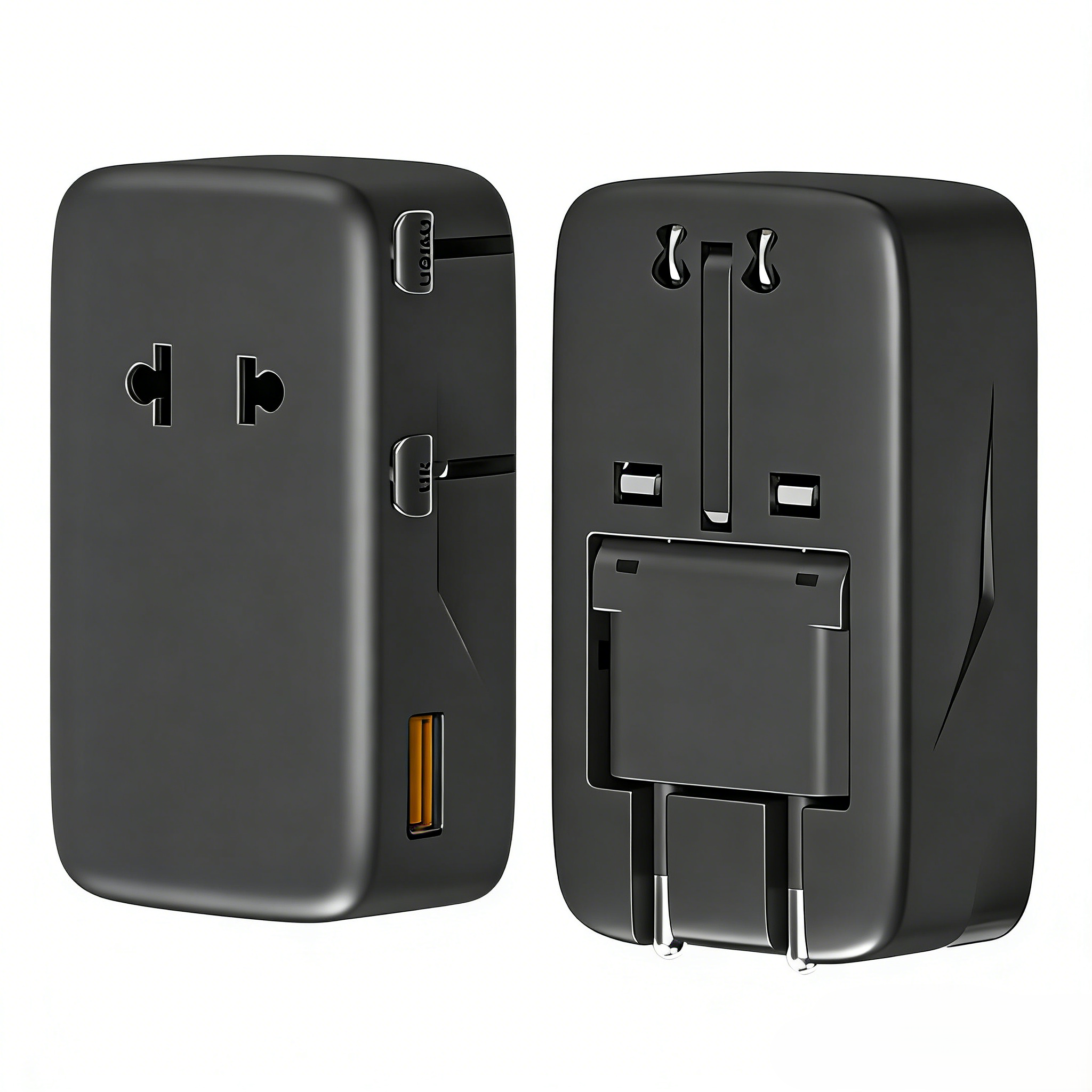 코릭스 초슬림 미니 멀티어댑터 고속충전 지원 다국가 해외여행용 어댑터, 블랙, 1개 19,890원