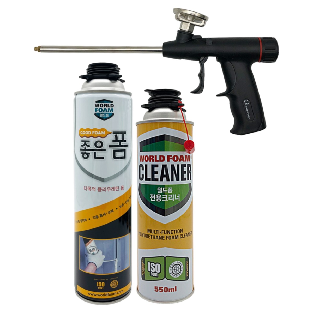 [셋트판매] 함일셀레나 우레탄폼 국산 좋은폼 건타입 750ml + 폼건 + 클리너 20,300원