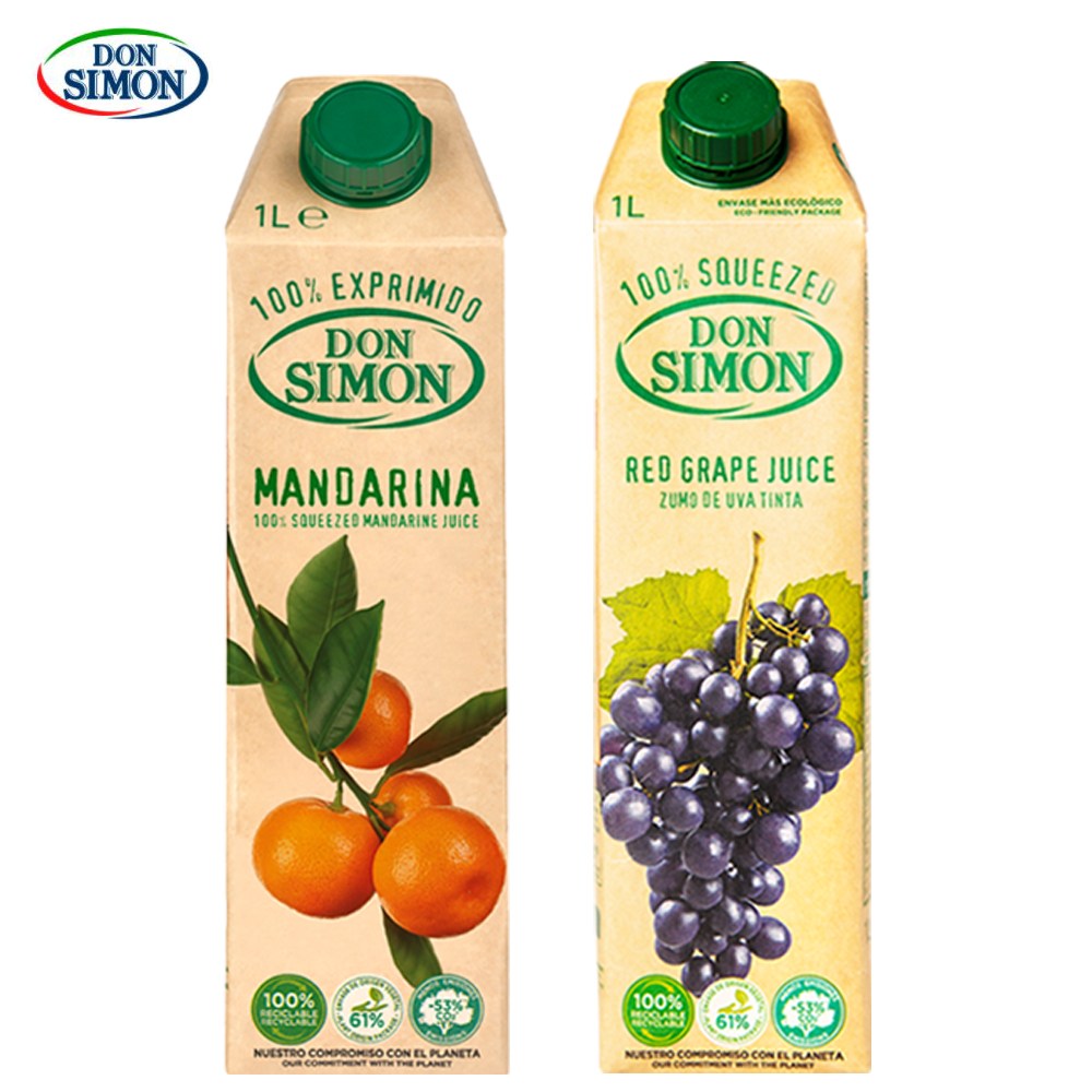 예이니식품 돈시몬 착즙주스 만다린 감귤1L 1개+적포도1L 1개 (총2개) 음료수생과일어린이 12,570원
