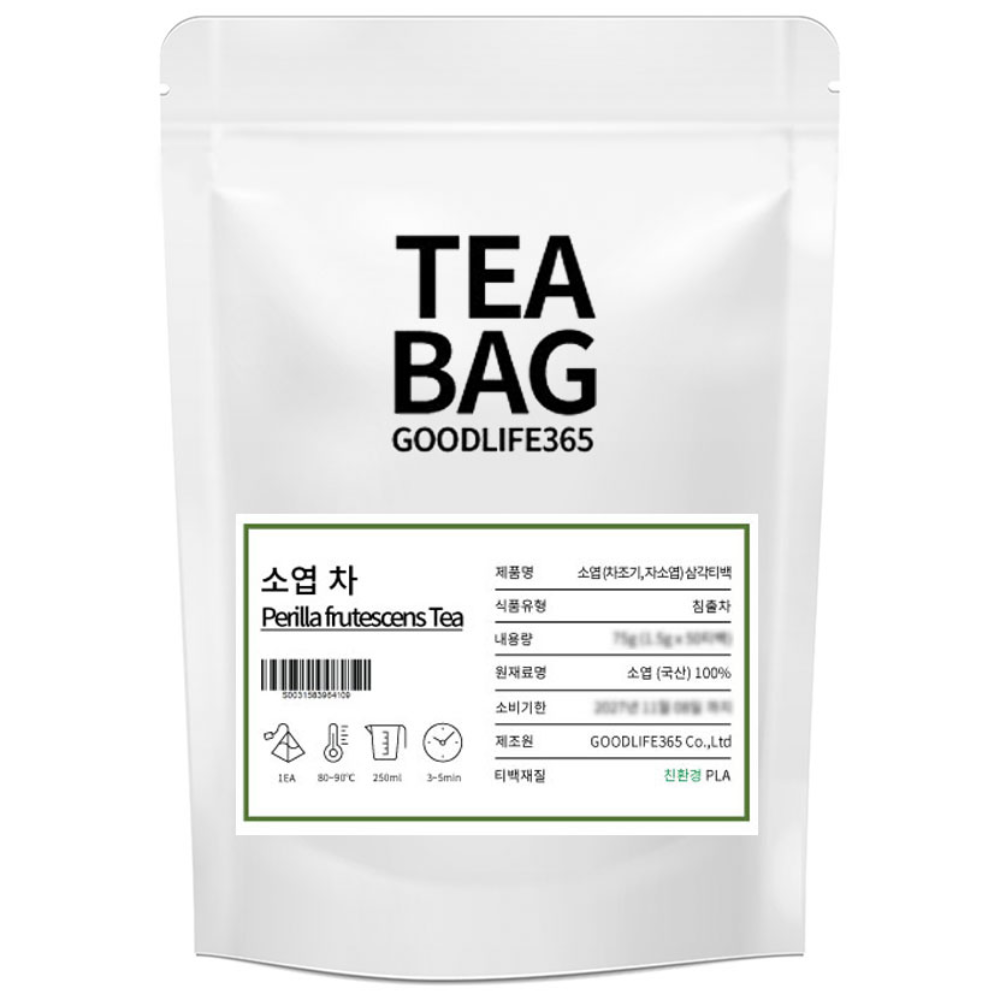 굿라이프365 소엽 차조기 자소엽 삼각티백 50티백, 50개입, 1개, 1.5g 9,900원
