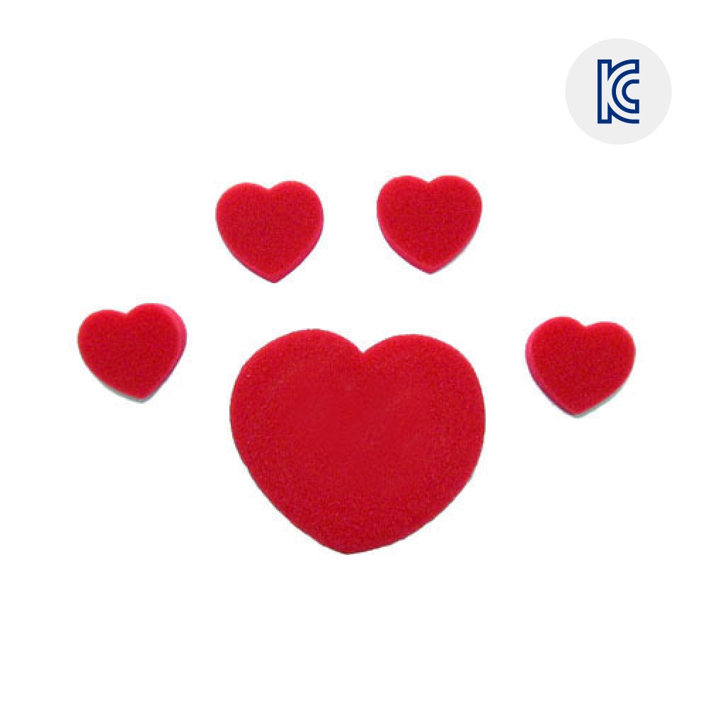 (KC인증) JL매직 작은 하트들이 하나로 변하는 하트 스펀지 마술 세트 (고급형) 어린이도 안전하게 사용, 1세트, 초급, 해법영상 제공 5,500원