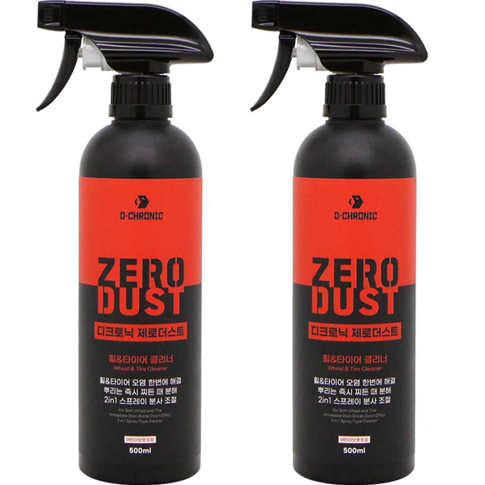 디크로닉 제로더스트 휠 앤 타이어 클리너, 500ml, 2개 17,990원