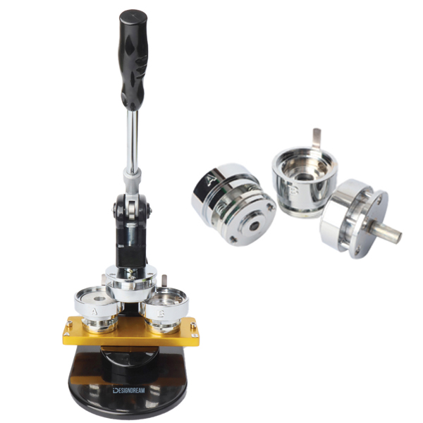 디자인드림 버튼 프레스 + 몰드 58mm 세트 블랙 175,940원