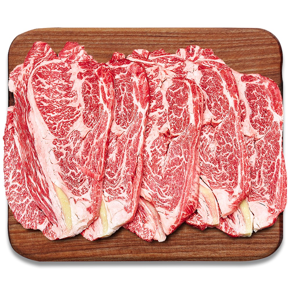 국내산 일품 등심 소고기 스테이크 구이 1kg 육즙가득 미친 마블링의 향연! 58,000원