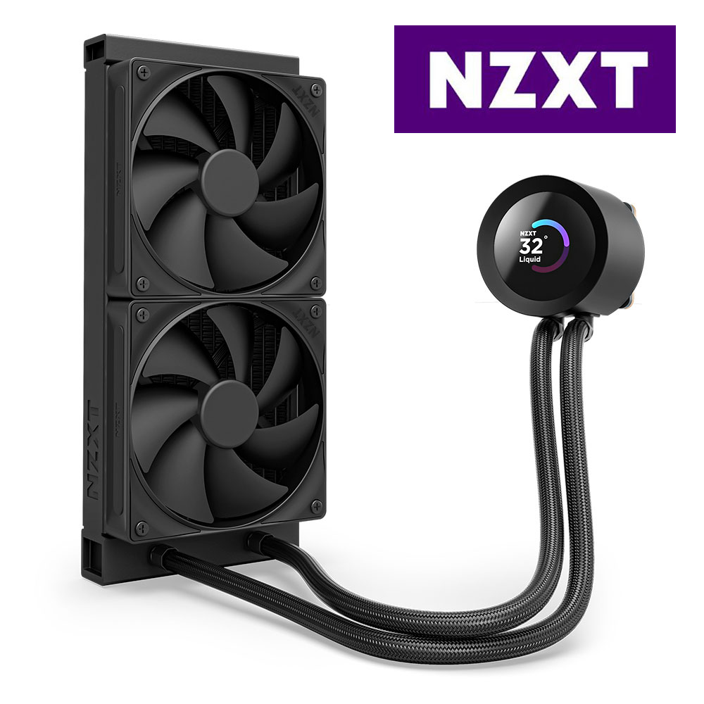 NZXT 컴퓨터 PC 본체 2열 CPU 수냉쿨러 쿨링 크라켄 Plus 240 V2 블랙 199,000원