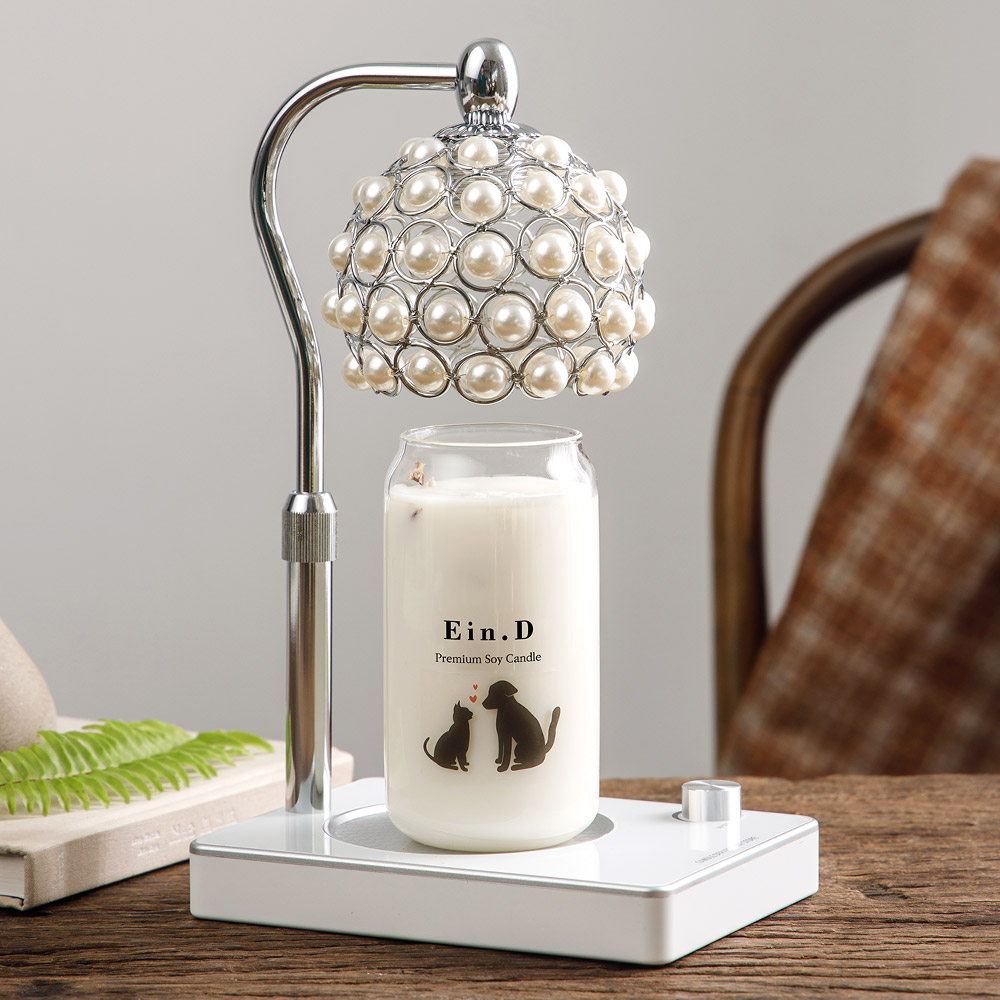 캔들백화점 소중한 반려동물을 위한 에센셜 아로마 리얼 펫 데오드란트 캔들+크리스탈 캔들워머 세트, 사라 워머 (실버) 58,330원