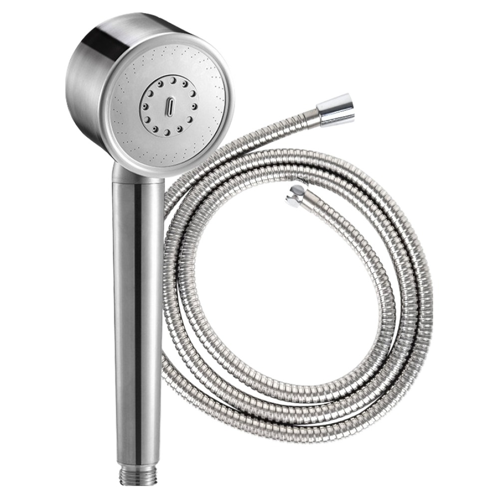 월드크린 울트라 3단 고압 올스텐 샤워기 헤드 + 줄 2m 세트, 혼합색상, 1개 19,500원