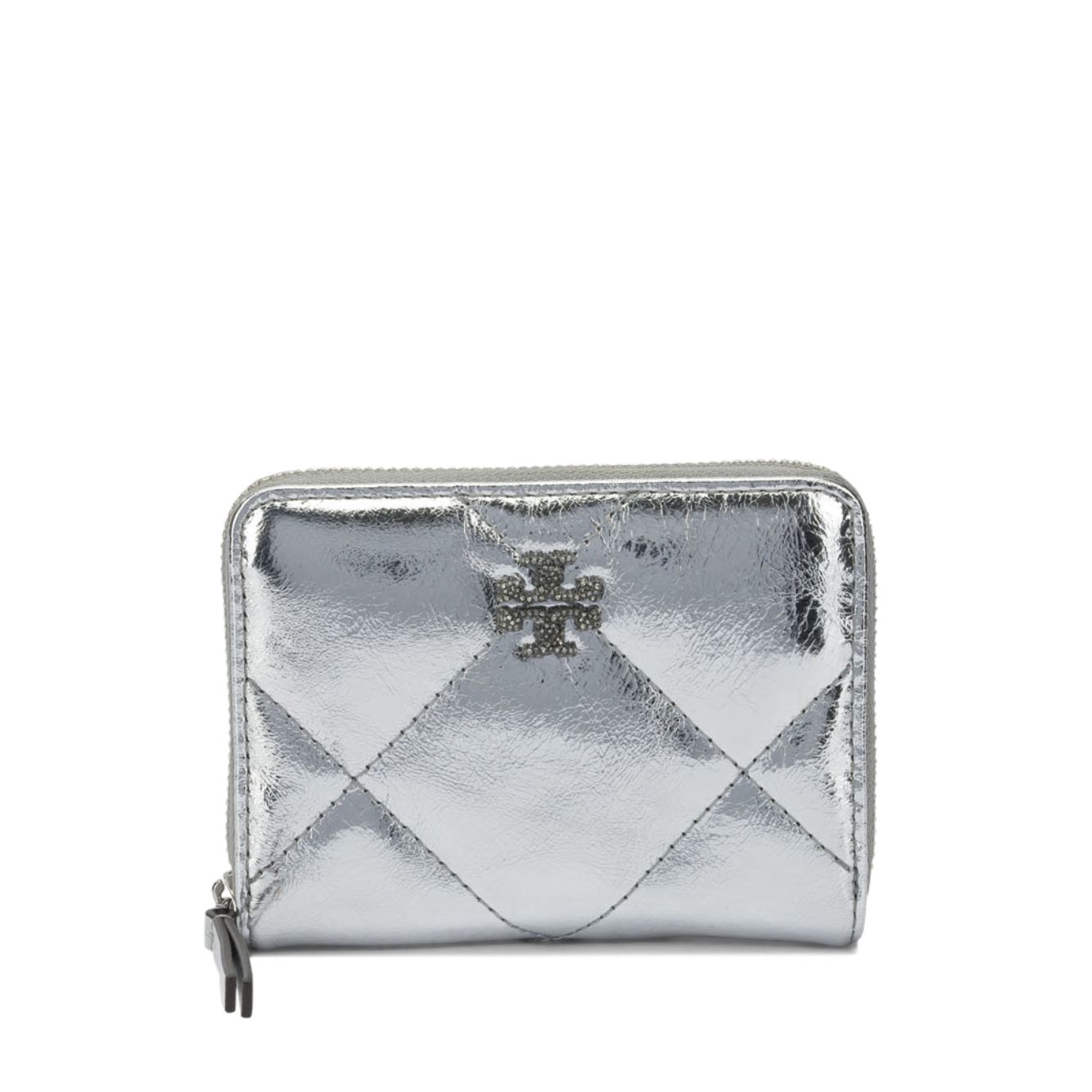 토리 버치 키라 다이아몬드 퀼팅 메탈릭 지갑 423,000원