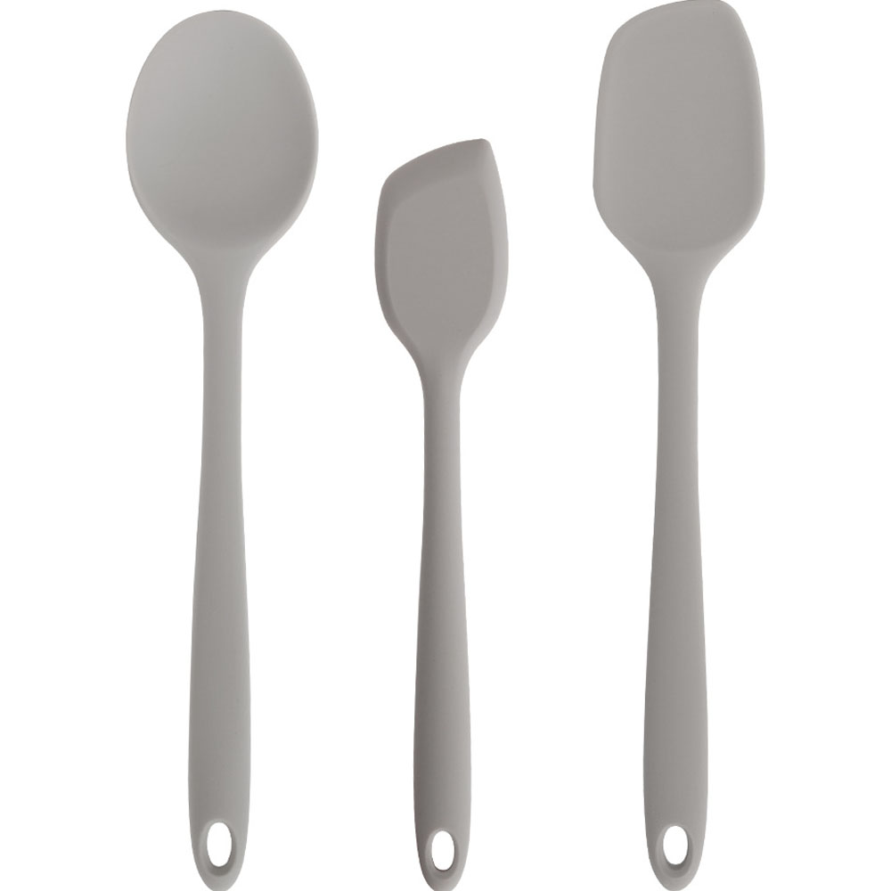 퍼기 실리콘 이유식 조리도구 3종 멀티스푼 + 스파출라 세트, 웜그레이, 1세트 22,700원